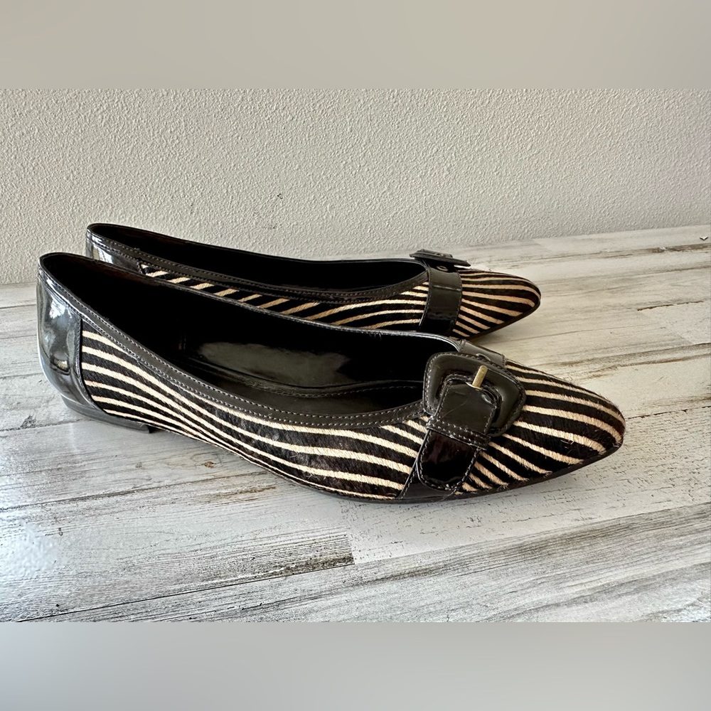 Franco Sarto Zebra flats